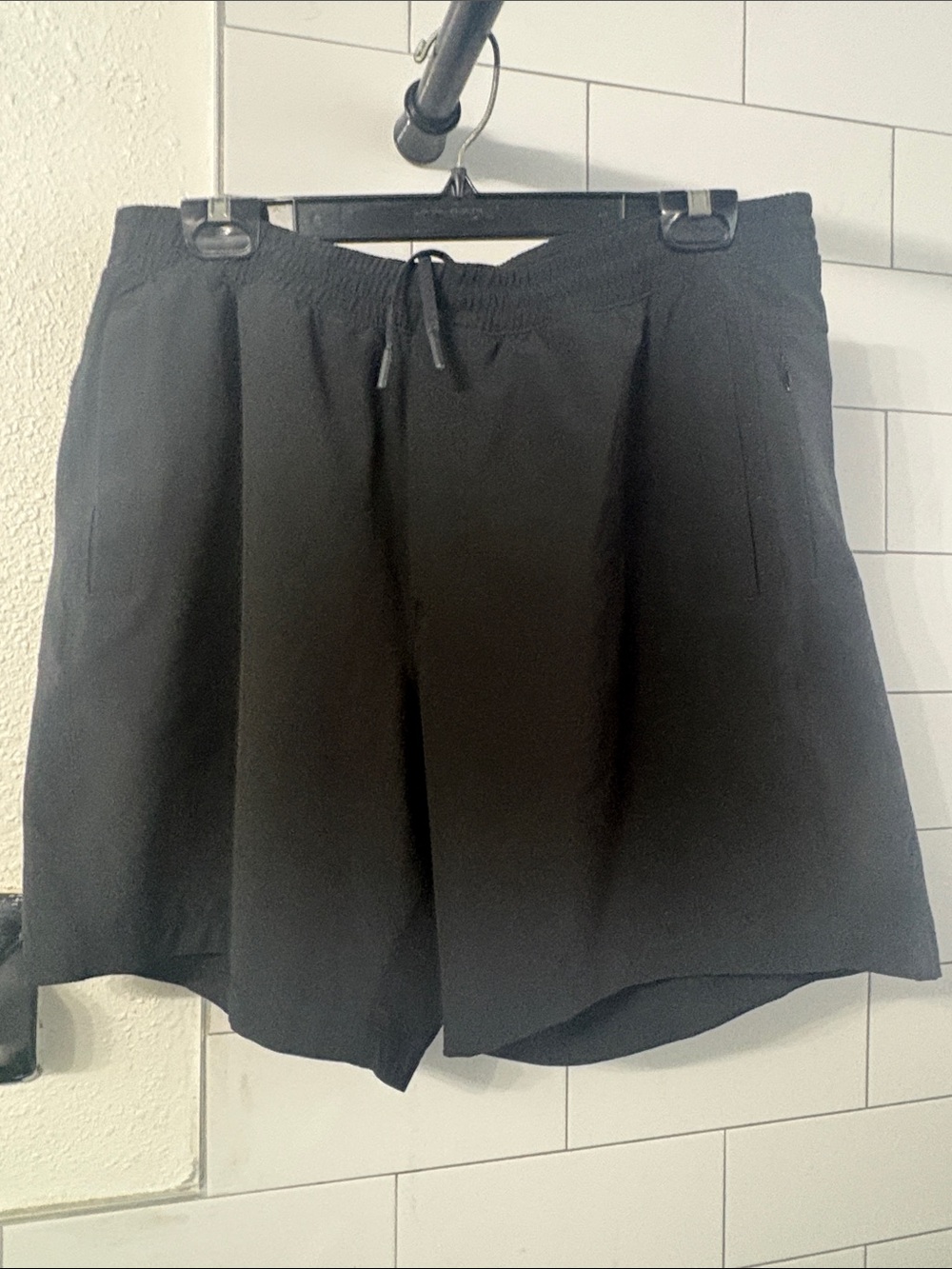 Birddogs Black Lined Athletic Drawstring Shorts
